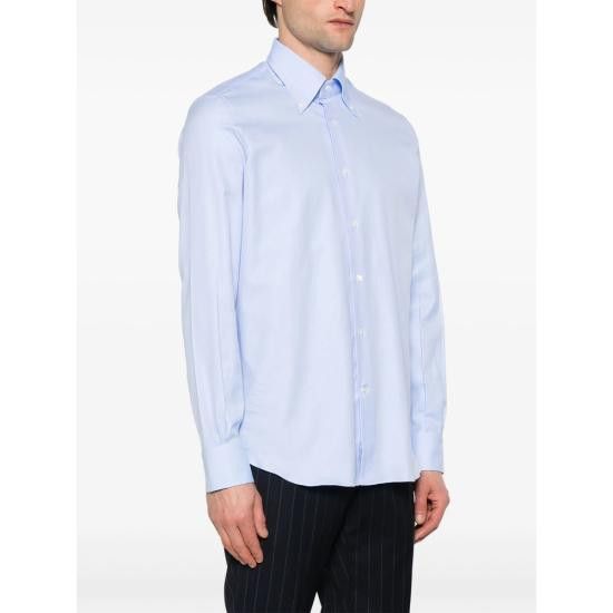 Mazzarelli MAZZARELLI Men Long Tops B60 12 2085 BLUE Size US M / EU 48-50 / 2 - 3 Thumbnail