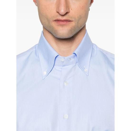 Mazzarelli MAZZARELLI Men Long Tops B60 12 2085 BLUE Size US M / EU 48-50 / 2 - 2 Thumbnail