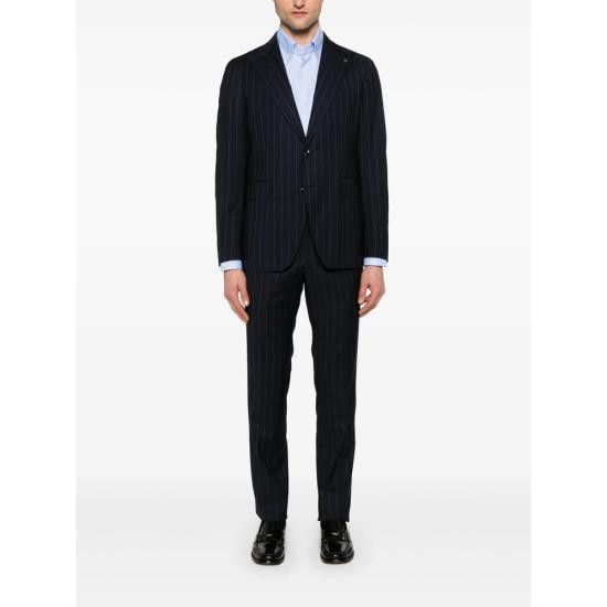 Mazzarelli MAZZARELLI Men Long Tops B60 12 2085 BLUE Size US M / EU 48-50 / 2 - 4 Thumbnail