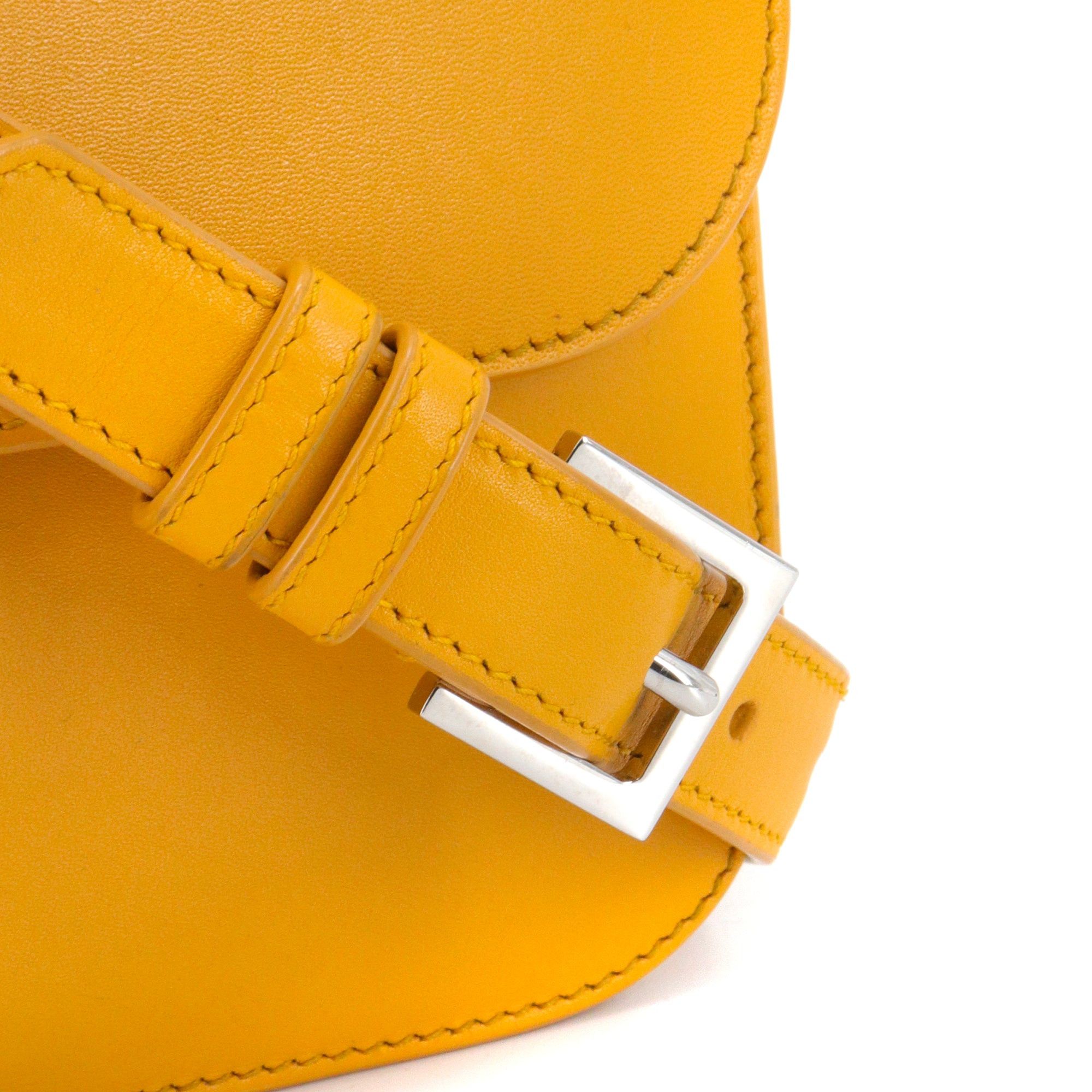 Saint Laurent Paris SAINT LAURENT - Saint Laurent Pavé Satchel shoulder bag in mustard yellow leather Size ONE SIZE - 11 Thumbnail
