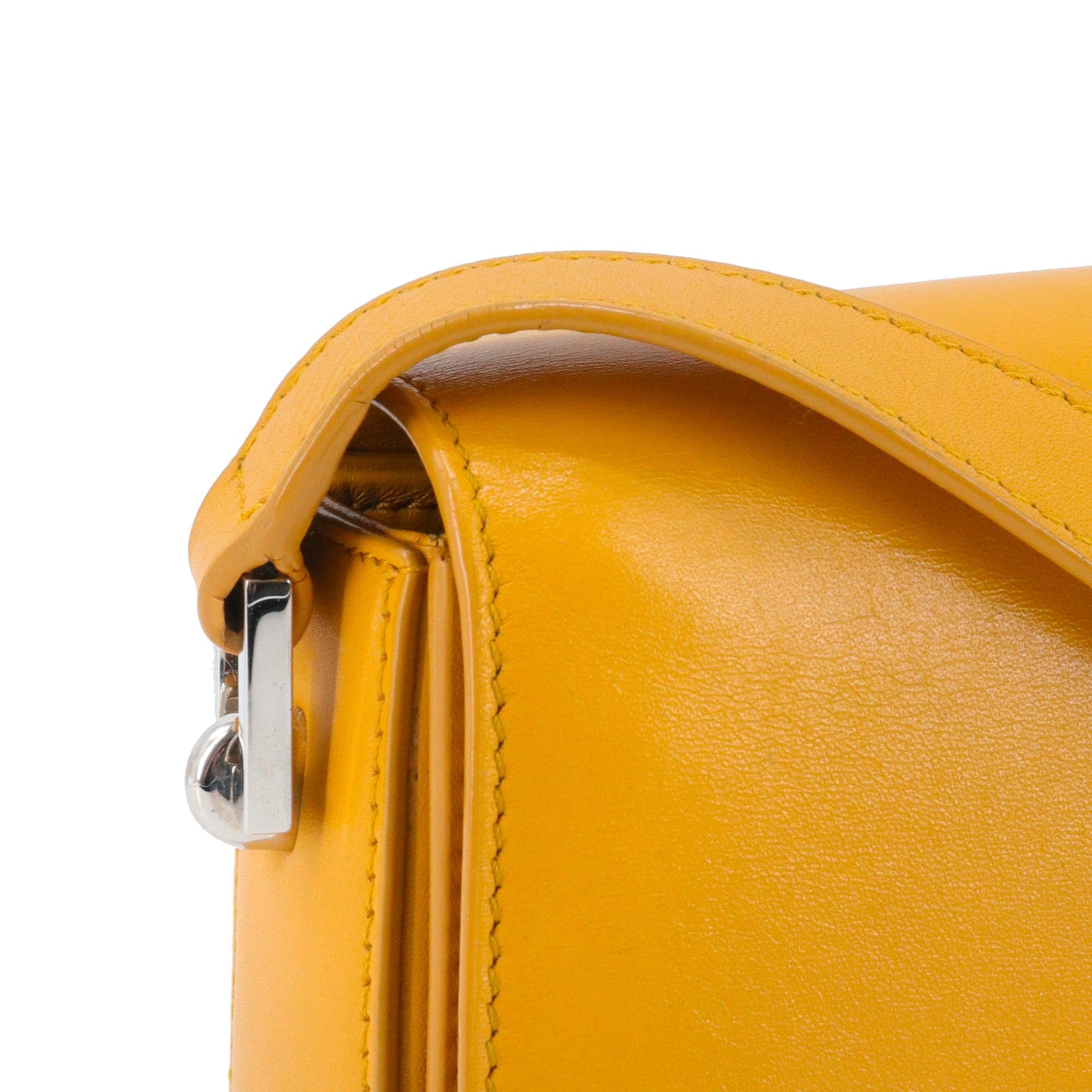 Saint Laurent Paris SAINT LAURENT - Saint Laurent Pavé Satchel shoulder bag in mustard yellow leather Size ONE SIZE - 7 Thumbnail