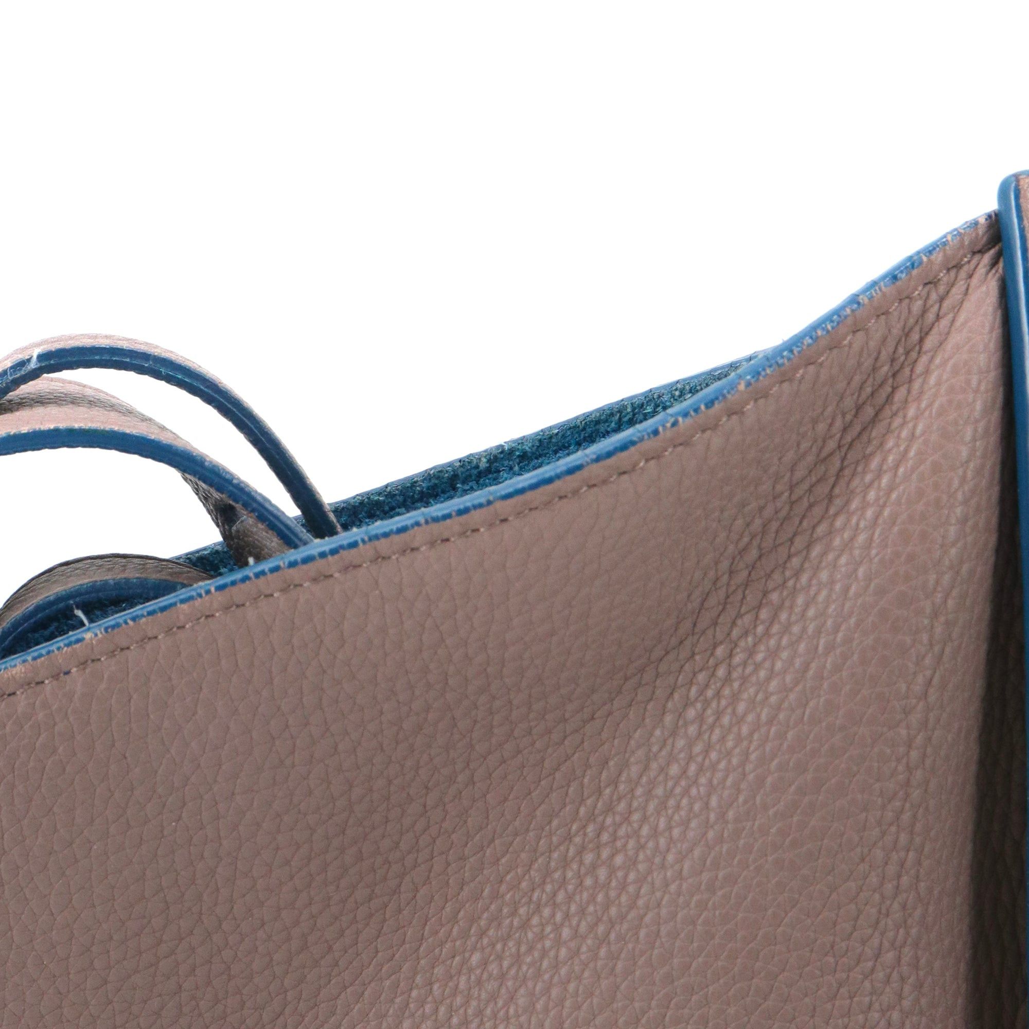 Celine CELINE - Celine Luggage handbag in taupe grained leather Size ONE SIZE - 6 Thumbnail