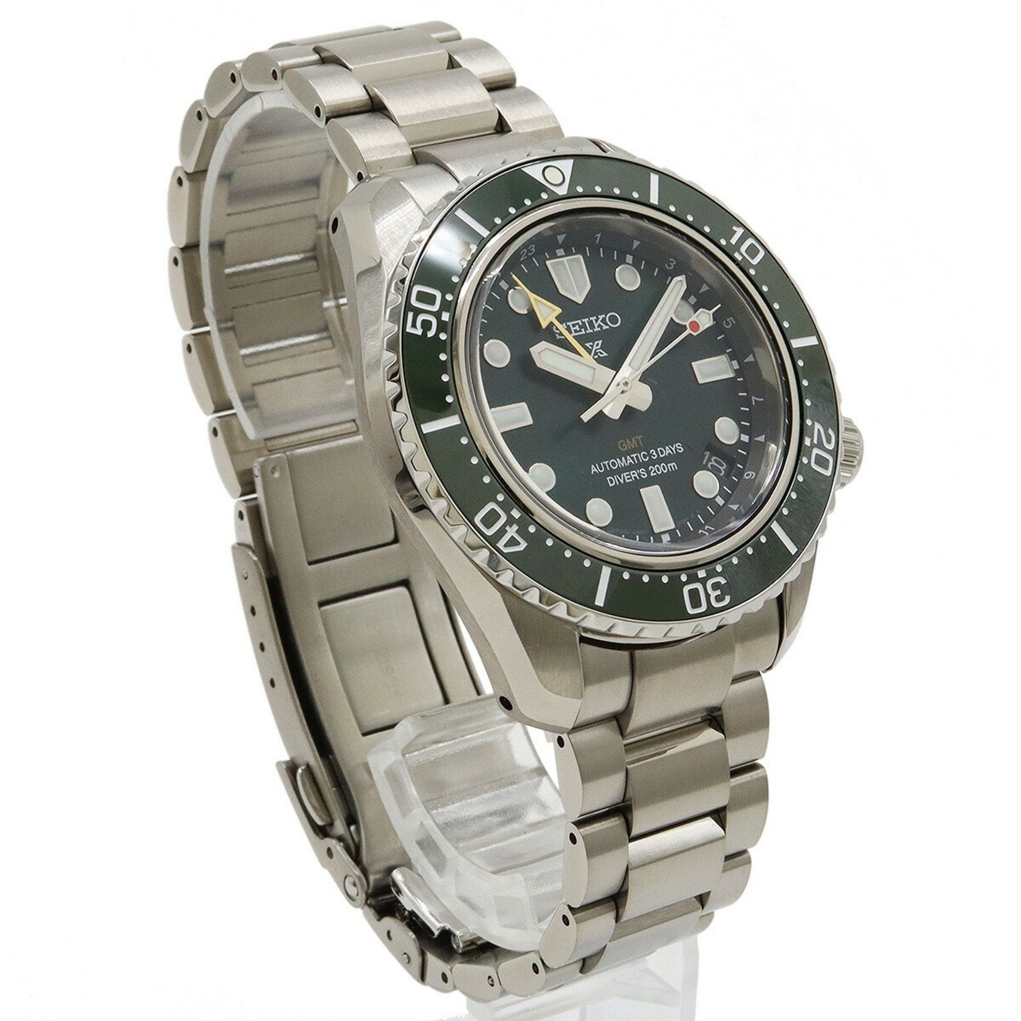 Seiko SEIKO PROSPEX Diver Scuba GMT Green Dial Men's AT Automatic Watch 6R54-00D0 SBEJ009 Size ONE SIZE - 4 Thumbnail