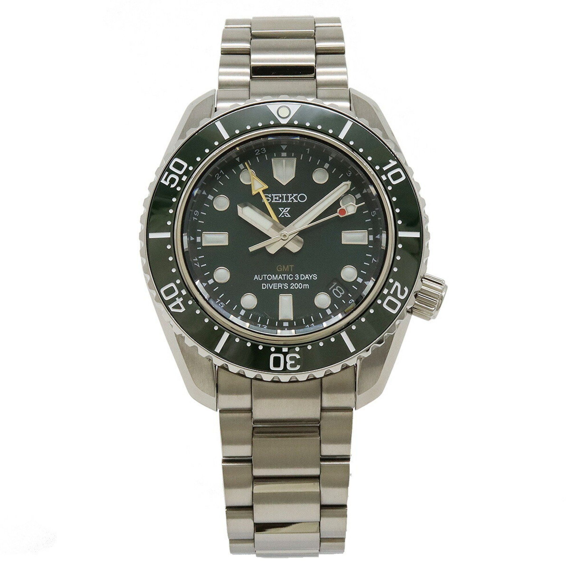 Seiko SEIKO PROSPEX Diver Scuba GMT Green Dial Men's AT Automatic Watch 6R54-00D0 SBEJ009 Size ONE SIZE - 2 Thumbnail