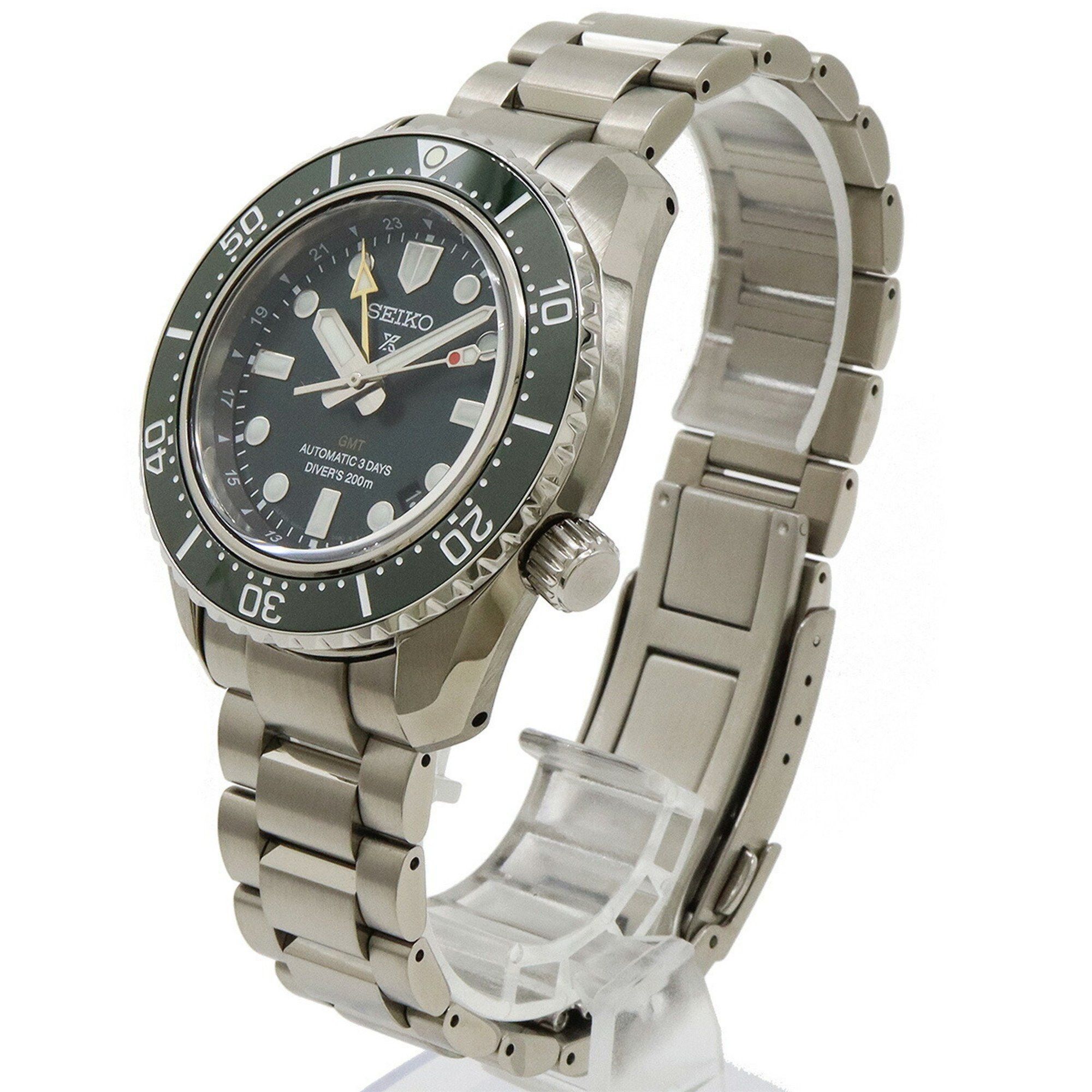 Seiko SEIKO PROSPEX Diver Scuba GMT Green Dial Men's AT Automatic Watch 6R54-00D0 SBEJ009 Size ONE SIZE - 3 Thumbnail