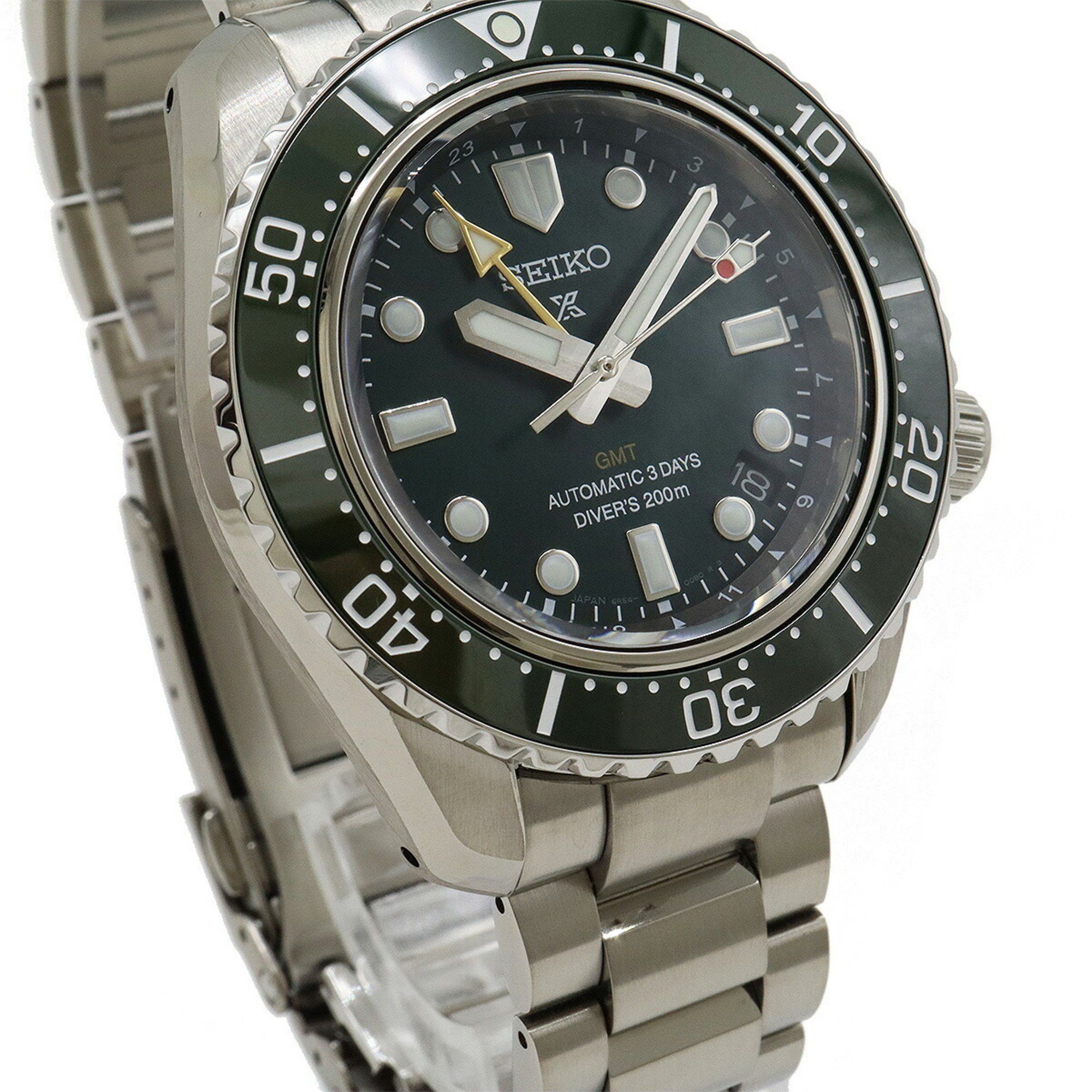 Seiko SEIKO PROSPEX Diver Scuba GMT Green Dial Men's AT Automatic Watch 6R54-00D0 SBEJ009 Size ONE SIZE - 6 Thumbnail