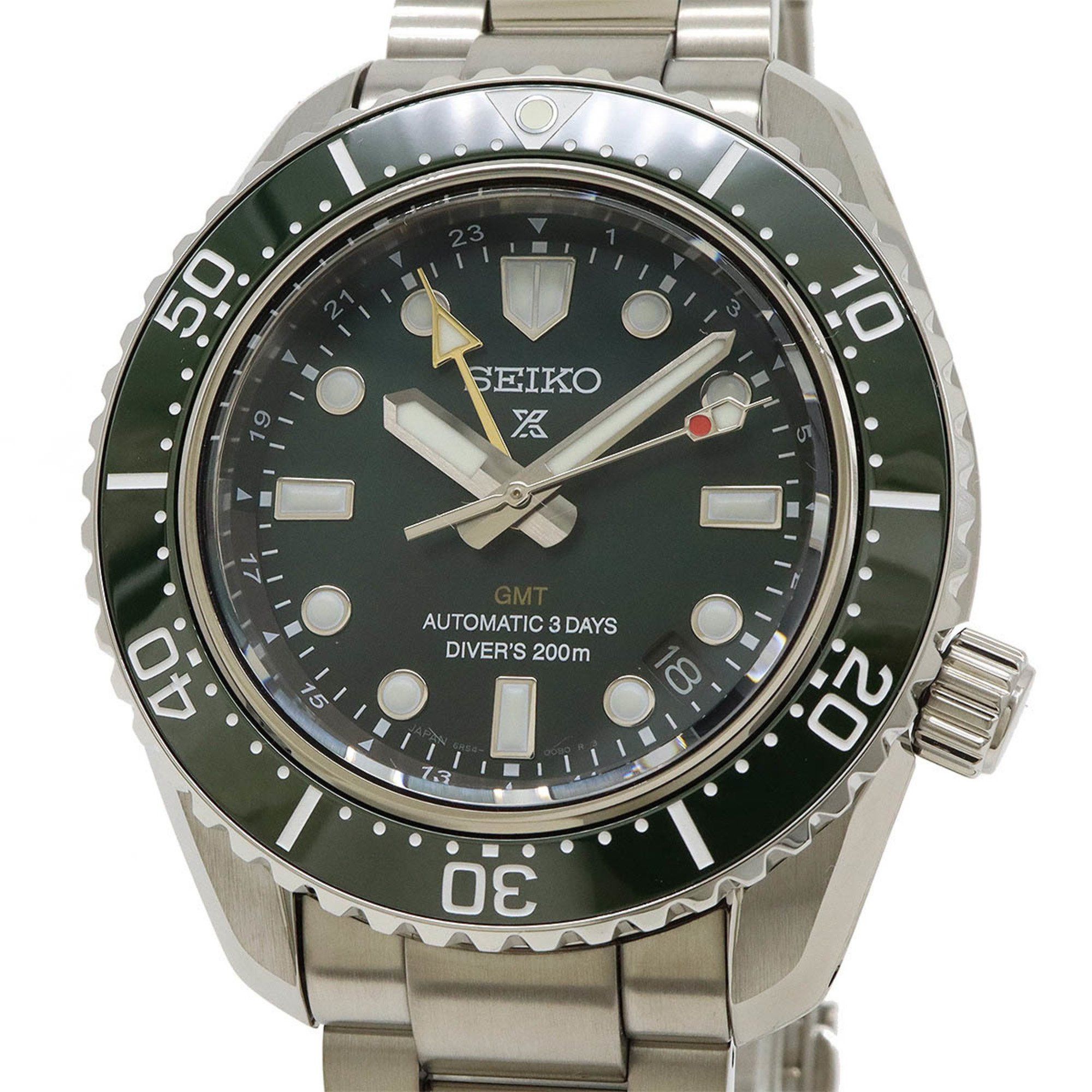 Seiko SEIKO PROSPEX Diver Scuba GMT Green Dial Men's AT Automatic Watch 6R54-00D0 SBEJ009 Size ONE SIZE - 5 Thumbnail