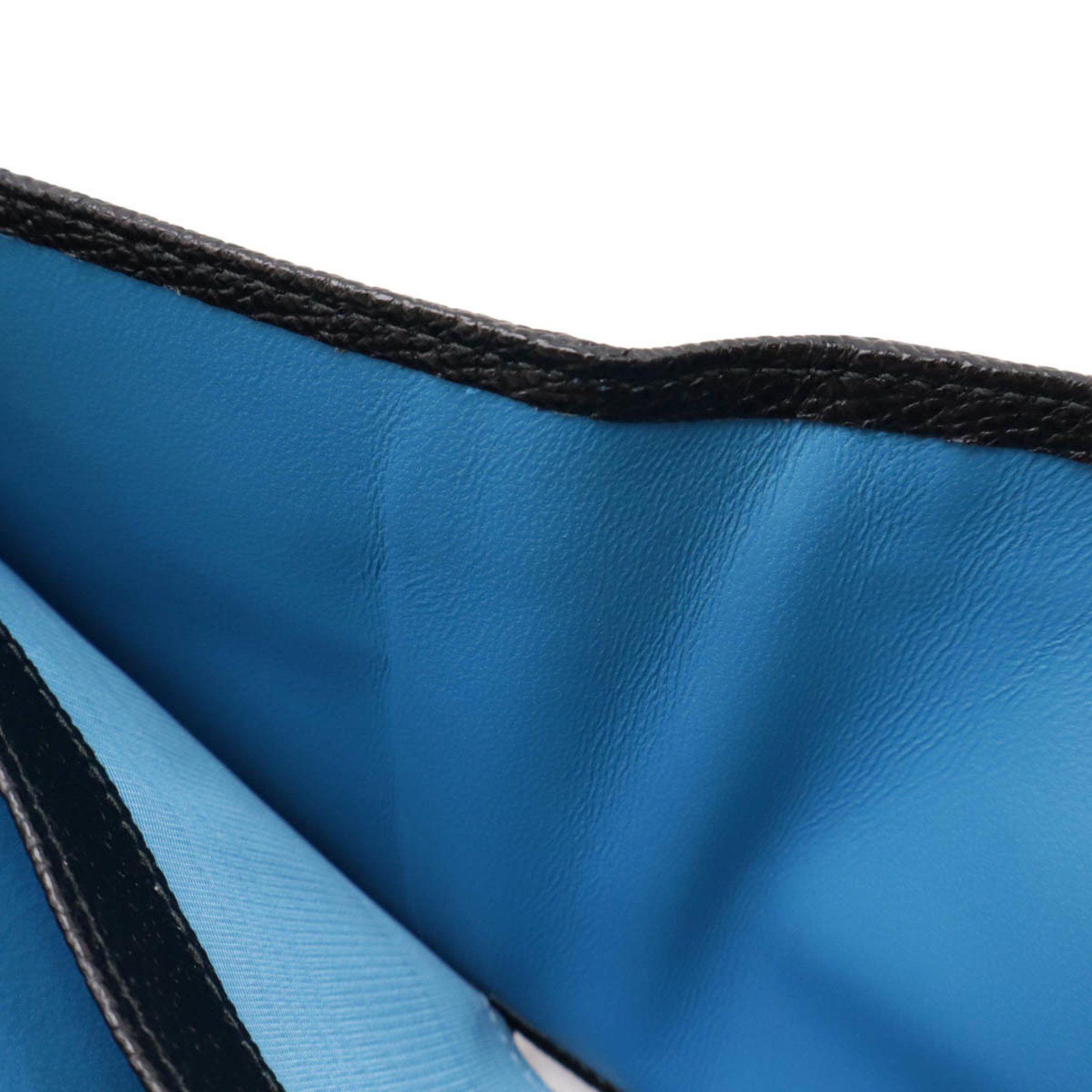 Bvlgari BVLGARI Man Bi-fold Wallet Grain Leather Black Blue 30396 Size ONE SIZE - 7 Thumbnail