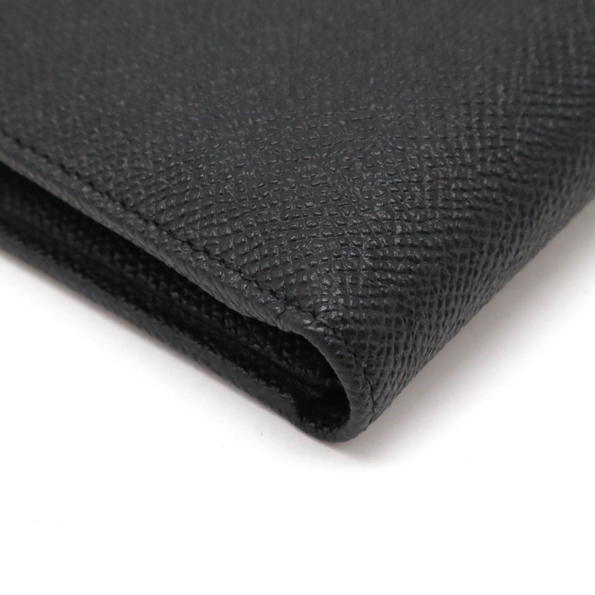 Bvlgari BVLGARI Man Bi-fold Wallet Grain Leather Black Blue 30396 Size ONE SIZE - 4 Thumbnail