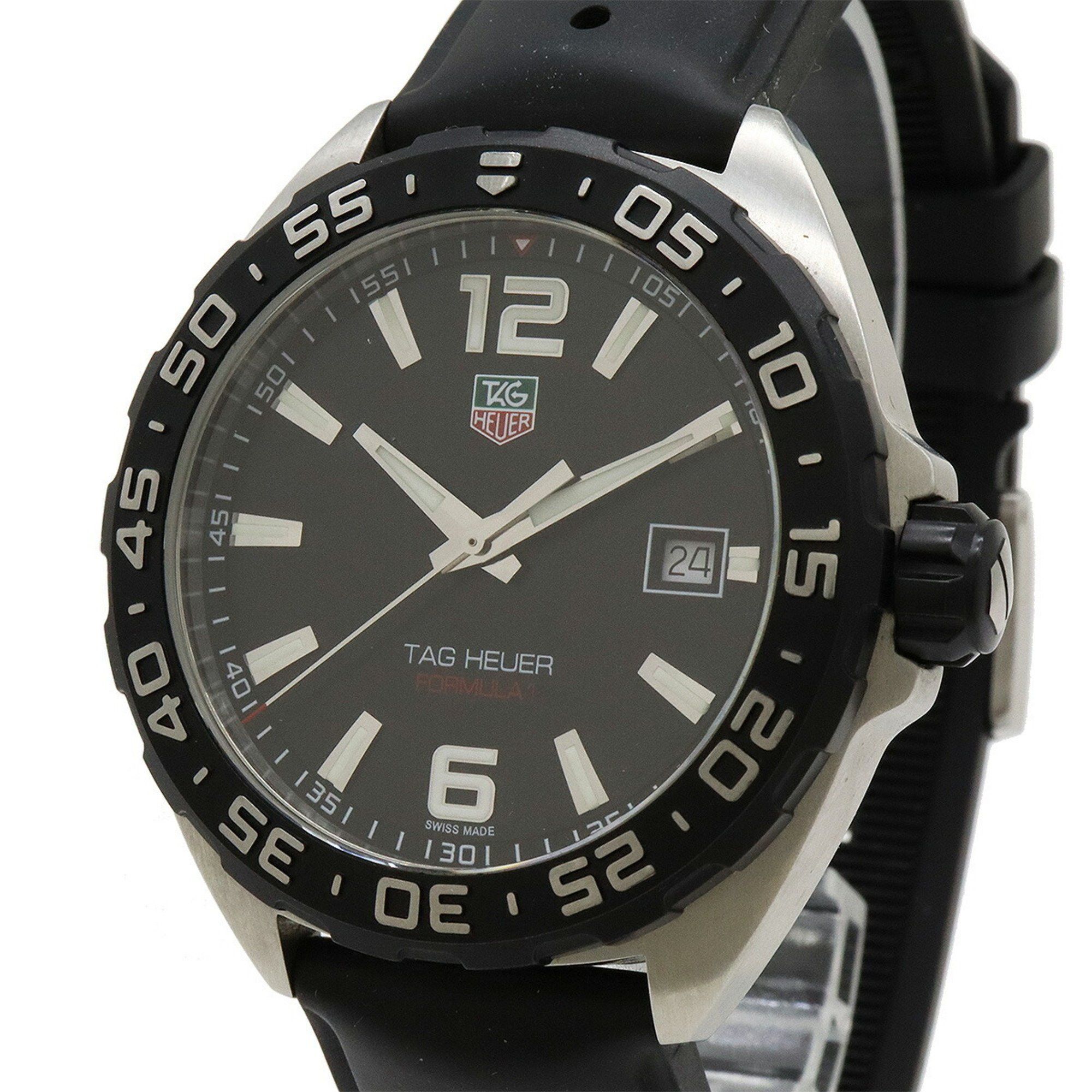 Tag Heuer TAG Heuer Formula 1 Black Dial Date SS Rubber Men's Quartz Watch WAZ1110 Size ONE SIZE - 5 Thumbnail