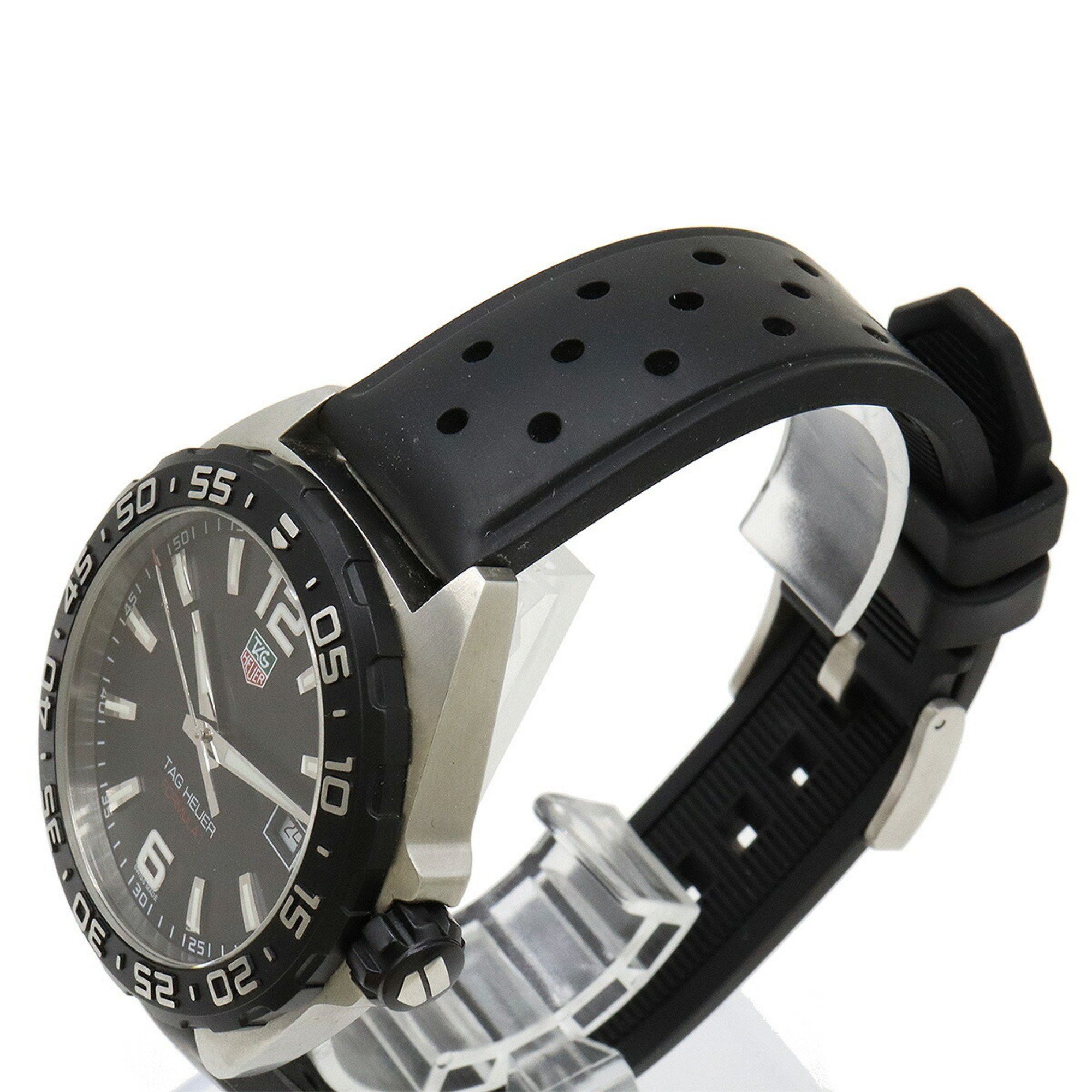Tag Heuer TAG Heuer Formula 1 Black Dial Date SS Rubber Men's Quartz Watch WAZ1110 Size ONE SIZE - 7 Thumbnail