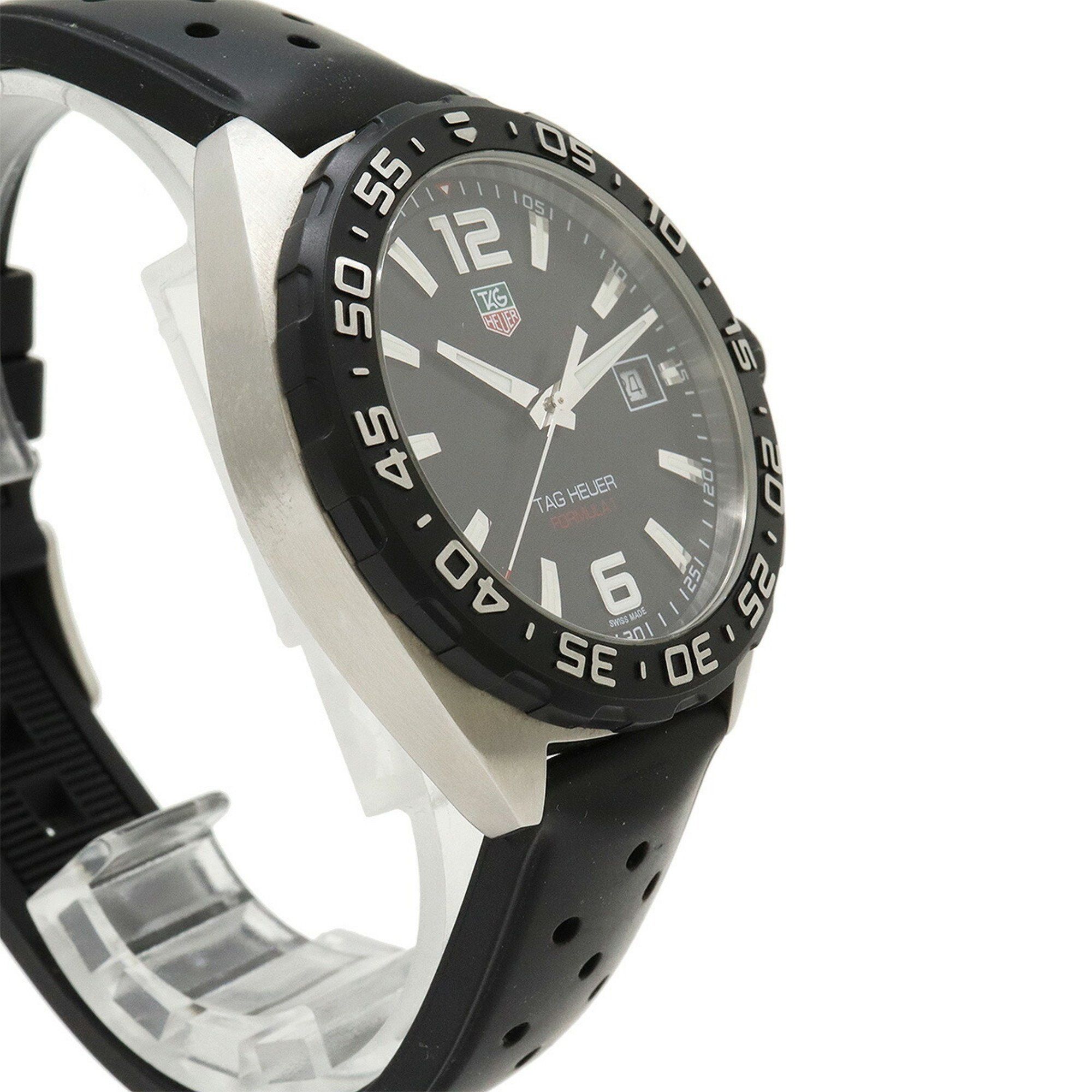 Tag Heuer TAG Heuer Formula 1 Black Dial Date SS Rubber Men's Quartz Watch WAZ1110 Size ONE SIZE - 6 Thumbnail