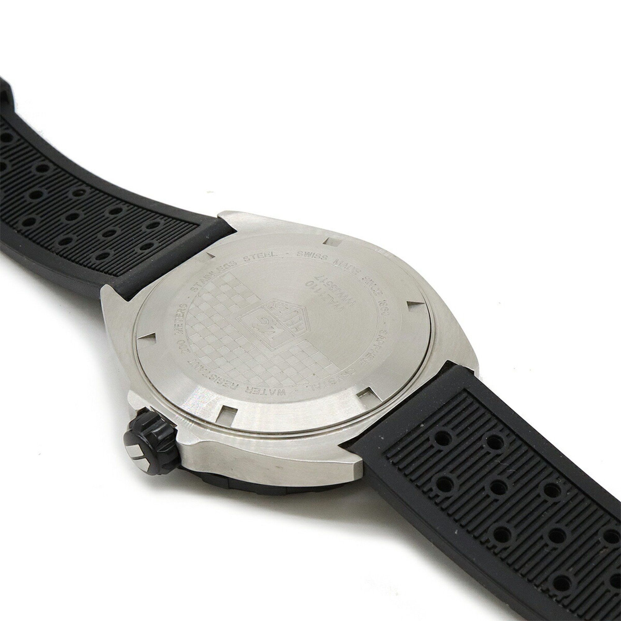 Tag Heuer TAG Heuer Formula 1 Black Dial Date SS Rubber Men's Quartz Watch WAZ1110 Size ONE SIZE - 8 Thumbnail