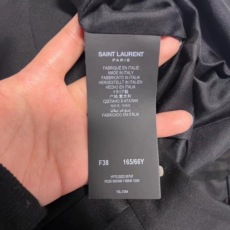 Saint Laurent Paris Black Casual High-Waisted Straight Shorts Size US 38 / EU 54 - 4 Thumbnail