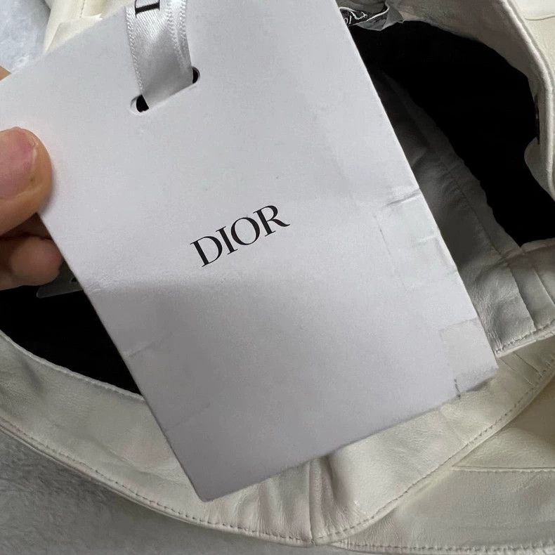 Dior Dior White CD Leather Shorts Size 36 38 Size US 36 / EU 52 - 6 Thumbnail