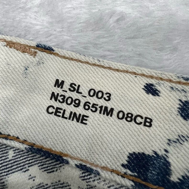 Celine Celine Tie-Dye Denim Pants 31 Size New Size US 31 - 3 Thumbnail