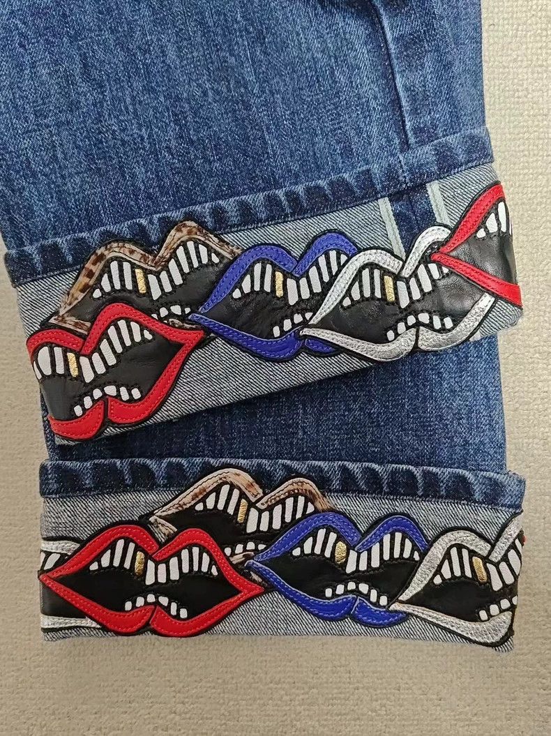 Chrome Hearts Chrome Hearts Colored Lip Denim Pants Size US 28 / EU 44 - 3 Thumbnail