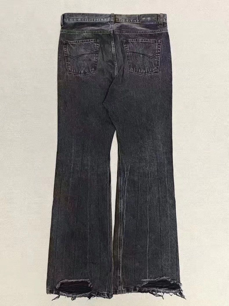 Balenciaga Balenciaga Lost Tape Flared Jeans Size US 26 / EU 42 - 2 Thumbnail