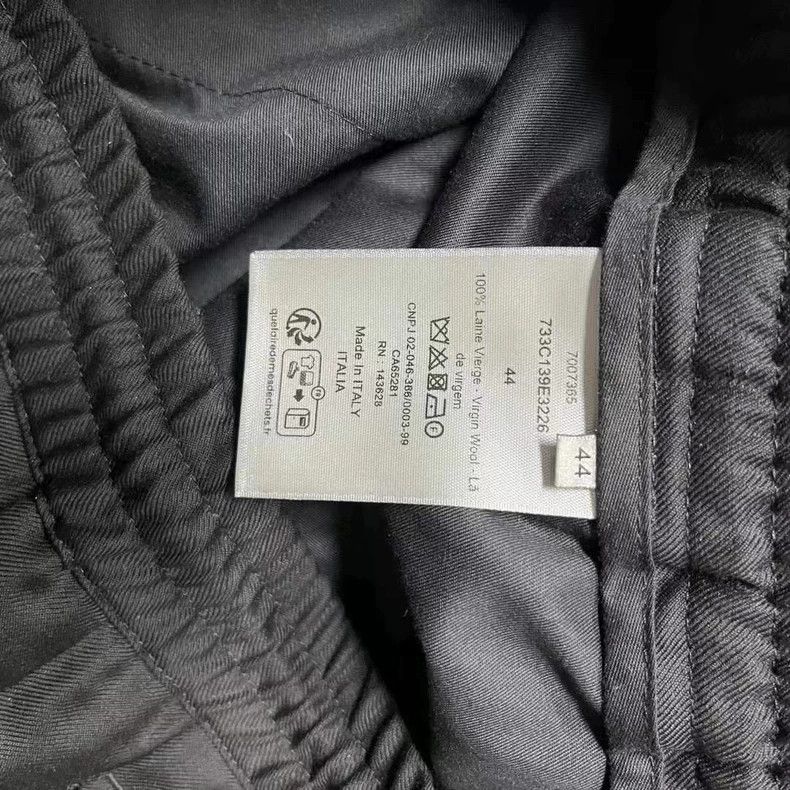 Dior Black Tech Fabric Drawstring Sweatpants Size US 44 / EU 60 - 4 Thumbnail