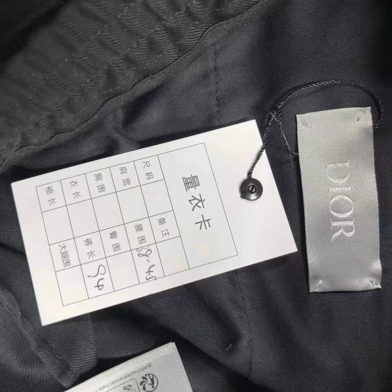 Dior Black Tech Fabric Drawstring Sweatpants Size US 44 / EU 60 - 3 Thumbnail