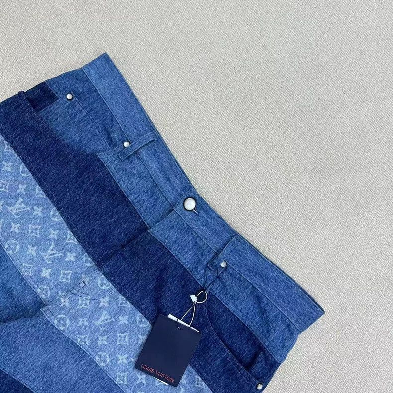 Louis Vuitton Louis Vuitton Denim Shorts Size 38 Size US 38 / EU 54 - 4 Thumbnail