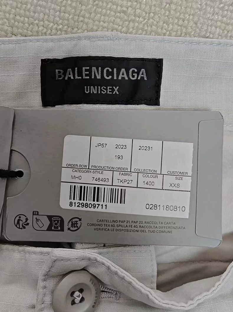 Balenciaga Balenciaga Cargo Pants with Removable Sections Size US 26 / EU 42 - 4 Thumbnail
