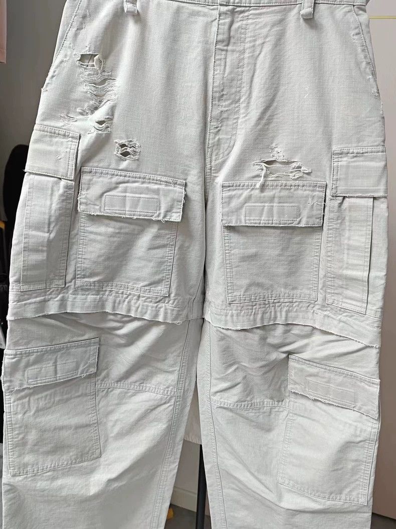 Balenciaga Balenciaga Cargo Pants with Removable Sections Size US 26 / EU 42 - 3 Thumbnail
