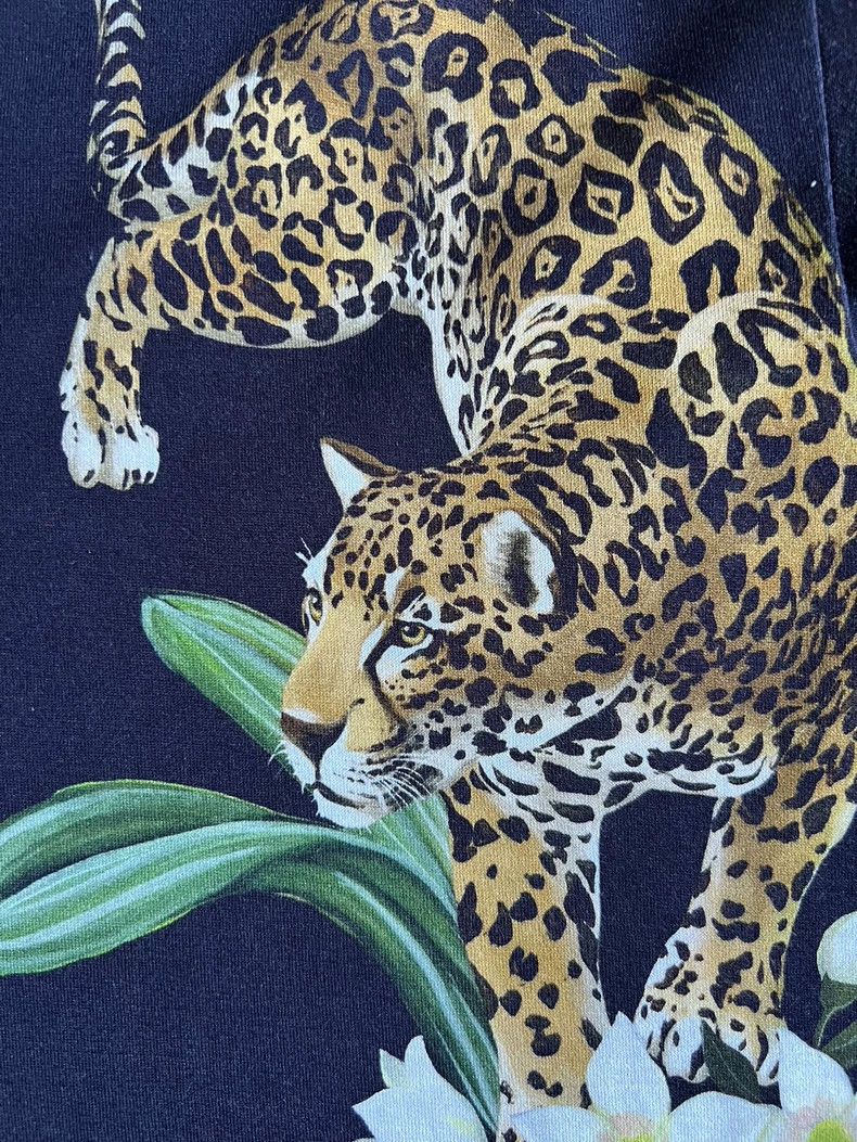 Dolce & Gabbana Dolce&Gabbana Leopard Short Sleeve T-Shirt Size US L / EU 52-54 / 3 - 6 Thumbnail