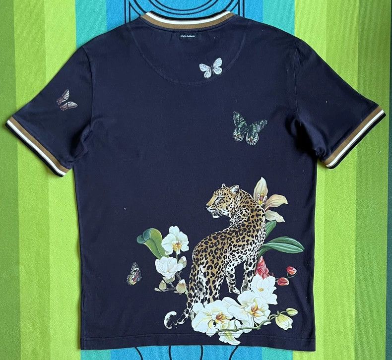 Dolce & Gabbana Dolce&Gabbana Leopard Short Sleeve T-Shirt Size US L / EU 52-54 / 3 - 2 Thumbnail