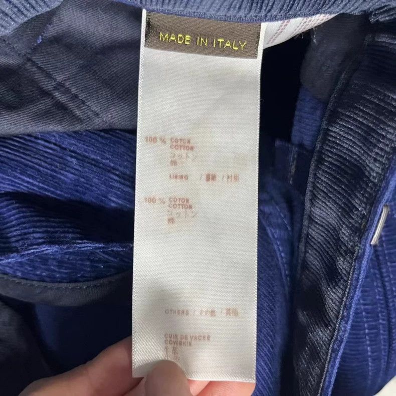 Louis Vuitton Louis Vuitton Blue Corduroy Casual Pants Size US 28 / EU 44 - 3 Thumbnail