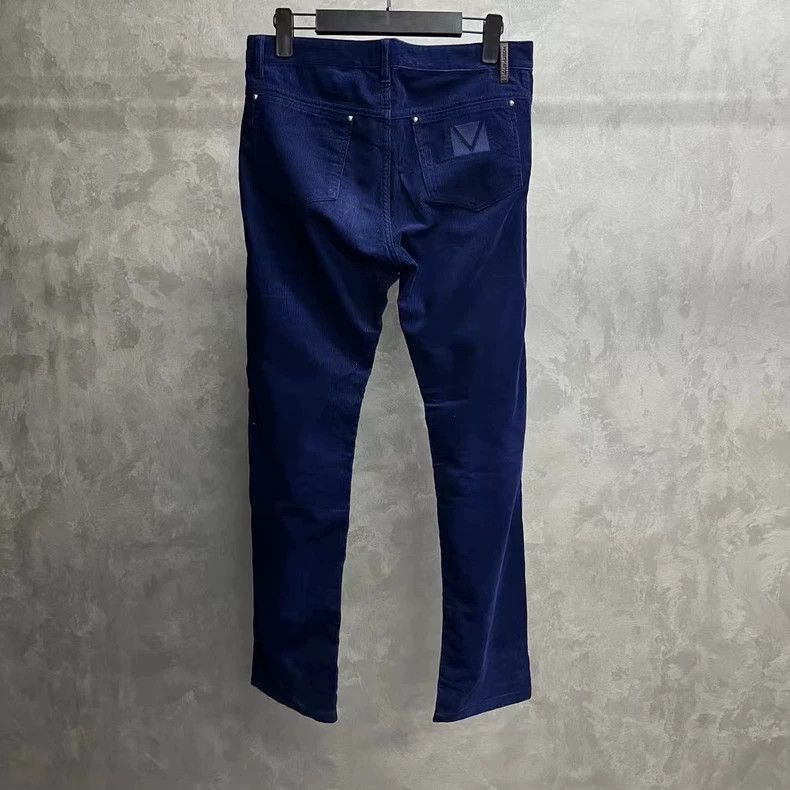 Louis Vuitton Louis Vuitton Blue Corduroy Casual Pants Size US 28 / EU 44 - 5 Thumbnail