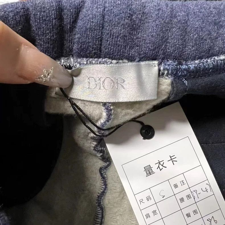Dior Dior Dark Blue Drawstring Sweatpants Size S Size US 27 - 3 Thumbnail