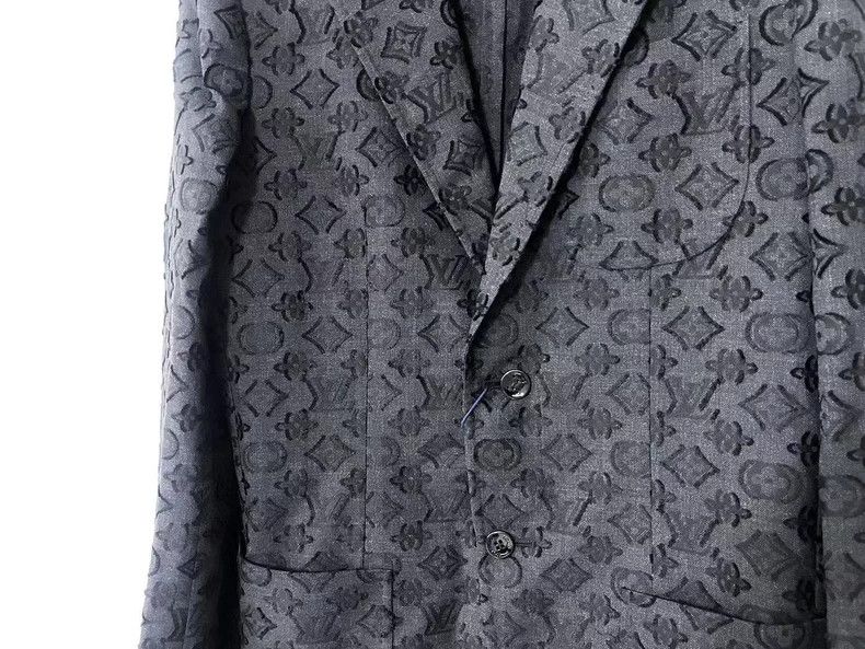 Louis Vuitton Louis Vuitton Blazer with Logo Design Size US L / EU 52-54 / 3 - 2 Thumbnail