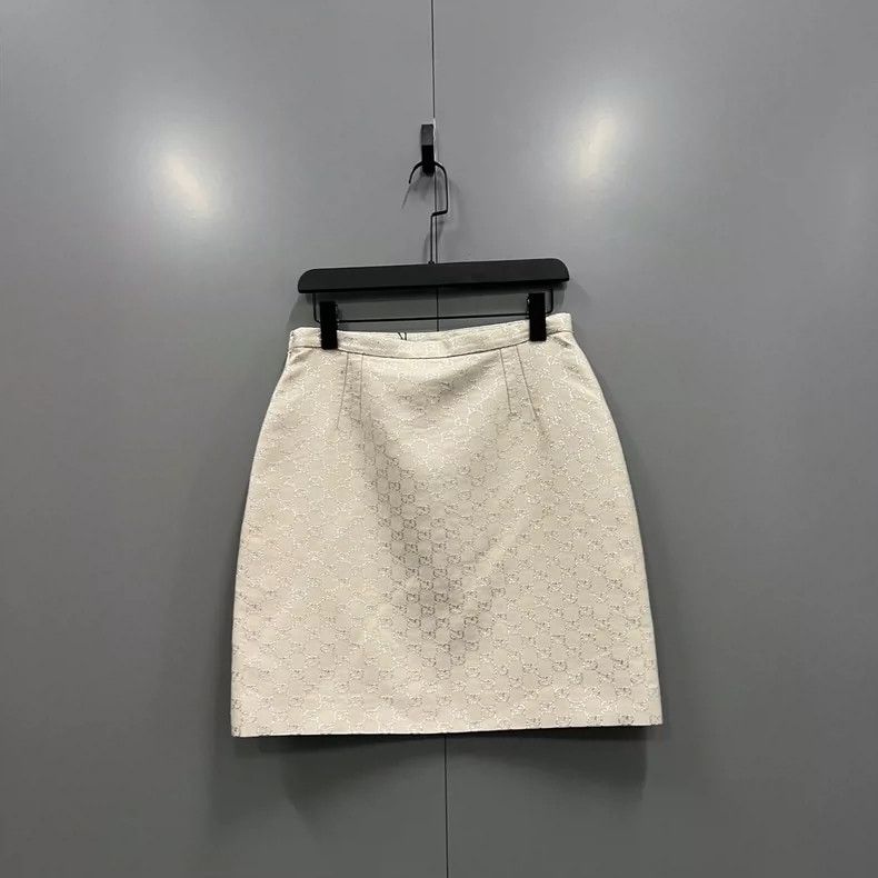 Gucci Gucci Mini A-line Skirt in Satin Weave Size US 42 / EU 58 - 2 Thumbnail