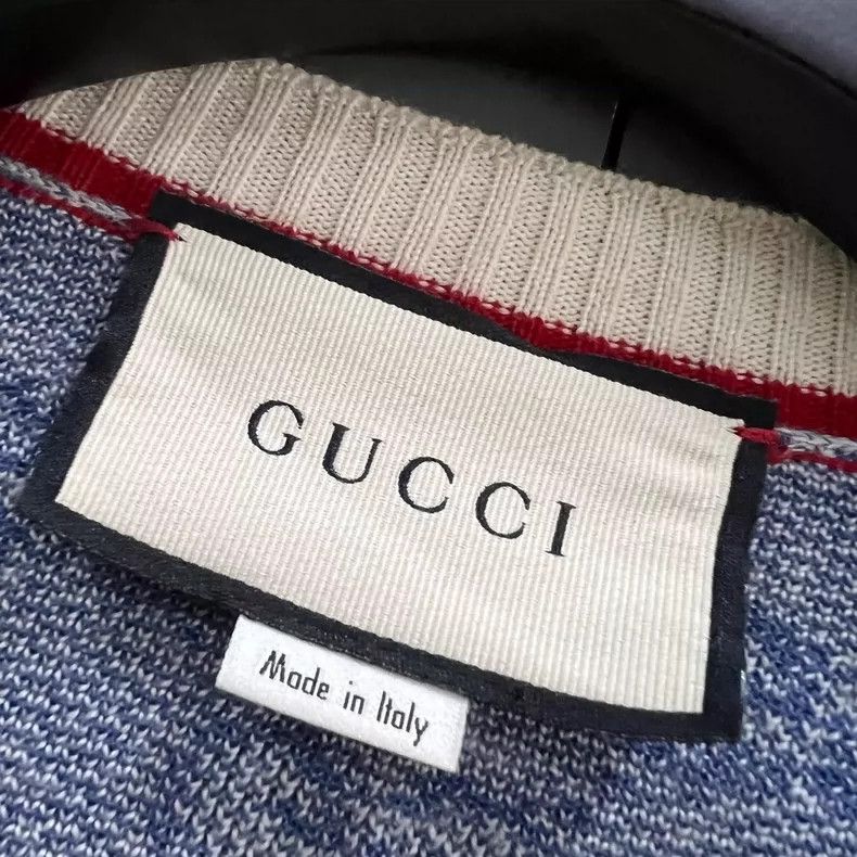Gucci GUCCI Full Print Knit Cardigan Size L Size US L / EU 52-54 / 3 - 3 Thumbnail