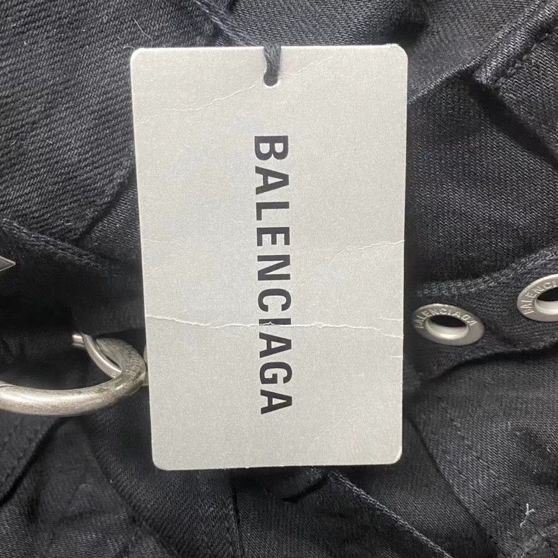 Balenciaga Balenciaga Black Studded Design Skirt Pants Size US 38 / EU 54 - 5 Thumbnail