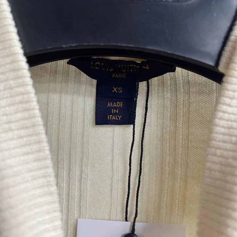 Louis Vuitton Louis Vuitton Cream Knit Long Sleeve Top Size US XS / EU 42 / 0 - 5 Thumbnail