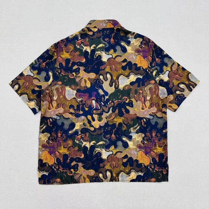 Dior Dior Short Sleeve Shirt with Artistic Pattern Size US M / EU 48-50 / 2 - 2 Thumbnail