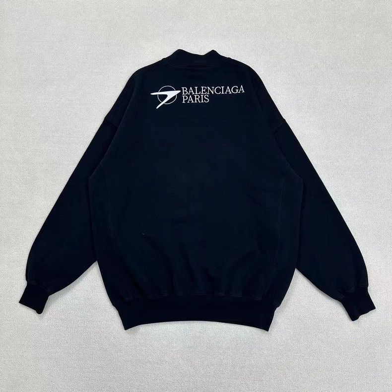 Balenciaga Balenciaga Embroidered Logo Sweatshirt XS Size Size US XS / EU 42 / 0 - 2 Thumbnail