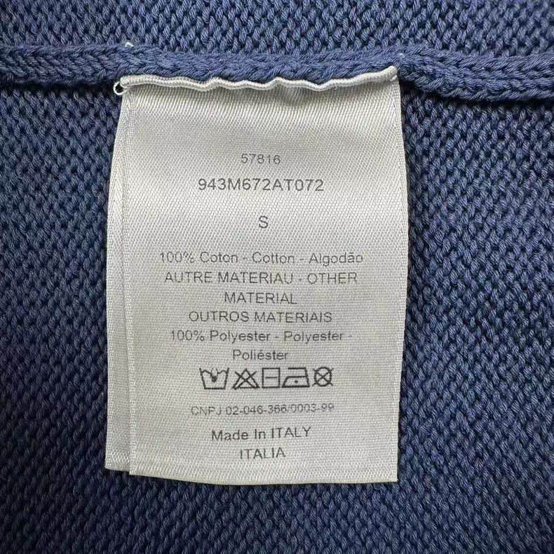 Dior Dior Logo Knit Sweater with Side Stripes Size US S / EU 44-46 / 1 - 4 Thumbnail