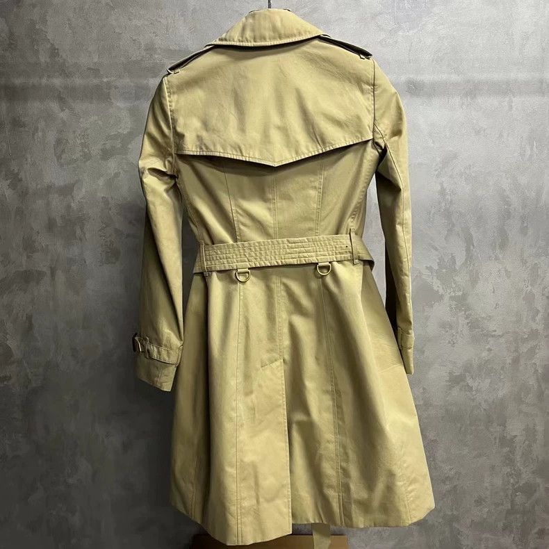 Burberry Burberry Beige Double-Breasted Long Coat Size US S / EU 44-46 / 1 - 7 Thumbnail