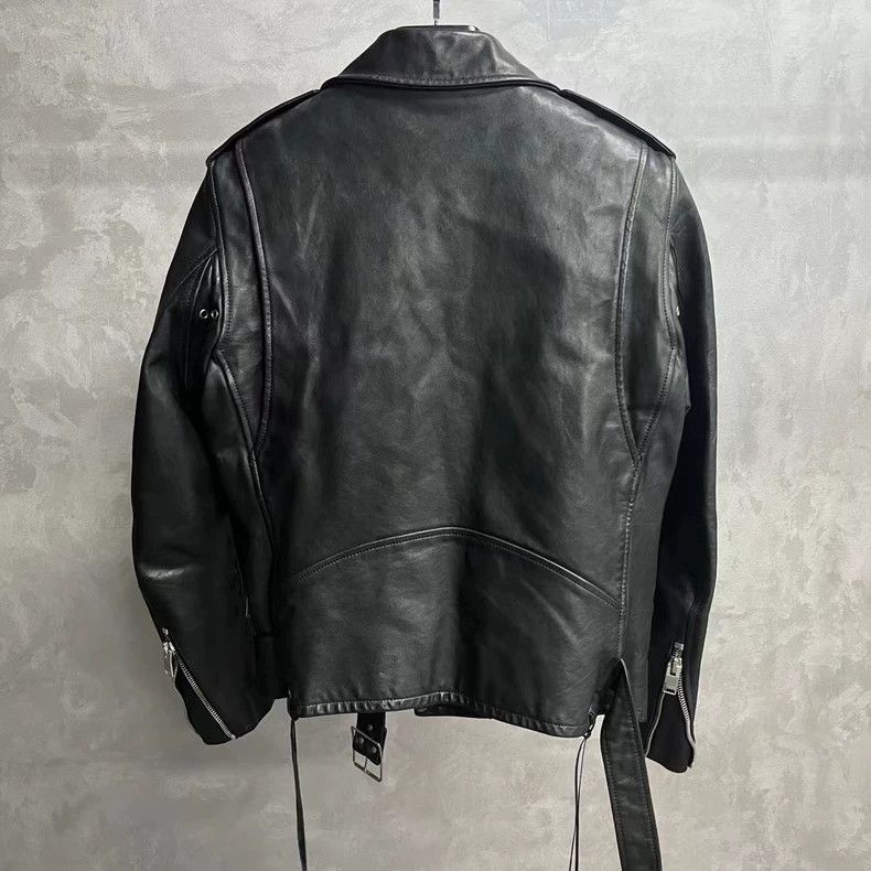 Saint Laurent Paris Saint Laurent Black Leather Biker Jacket Size US L / EU 52-54 / 3 - 2 Thumbnail