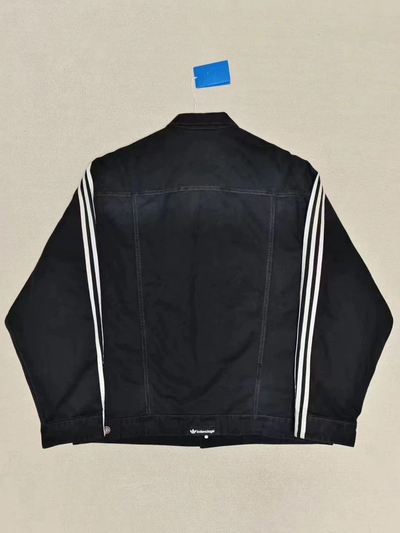 Balenciaga Balenciaga Adidas Denim Jacket with Tags Size US M / EU 48-50 / 2 - 2 Thumbnail