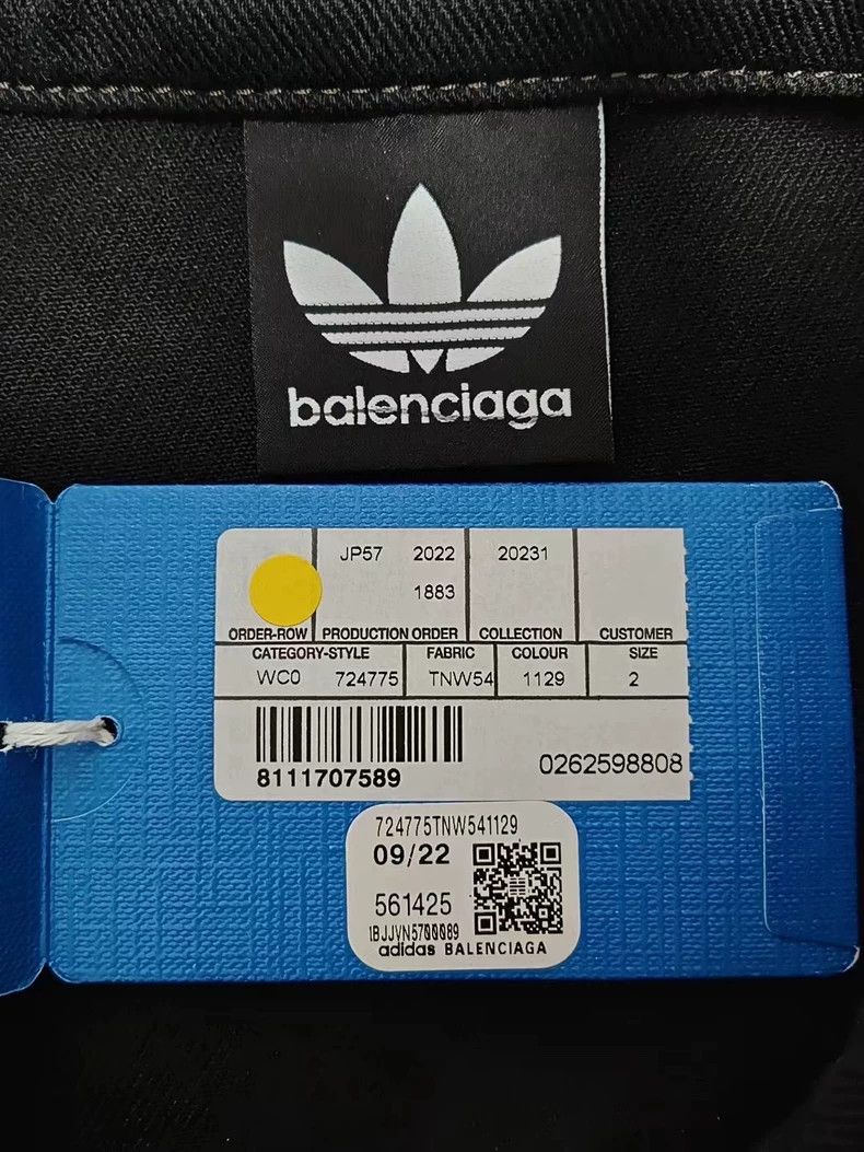 Balenciaga Balenciaga Adidas Denim Jacket with Tags Size US M / EU 48-50 / 2 - 4 Thumbnail