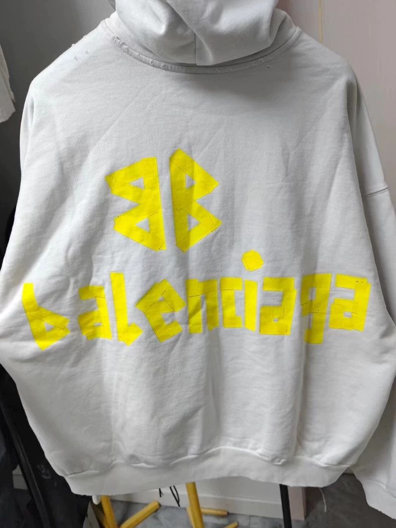 Balenciaga Balenciaga TAPE Hoodie with Original Tags Size US XXS / EU 40 - 3 Thumbnail