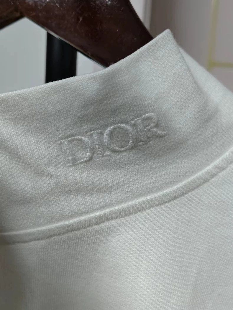 Dior Dior White Long Sleeve Relaxed Fit Top Size US L / EU 52-54 / 3 - 2 Thumbnail