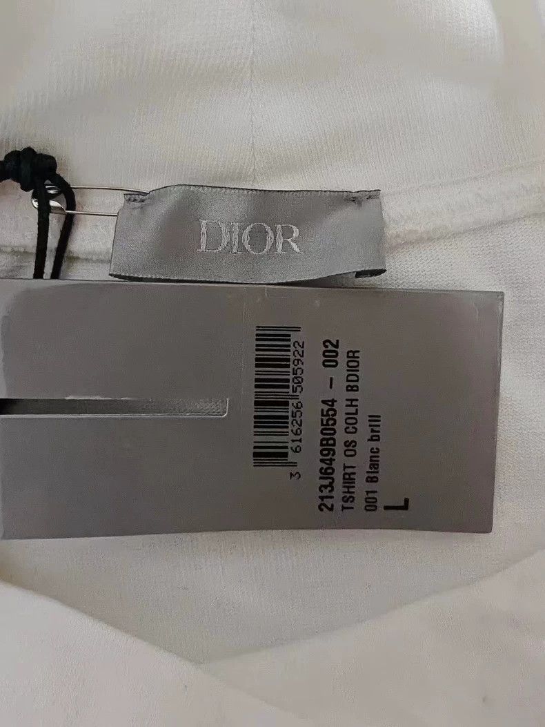 Dior Dior White Long Sleeve Relaxed Fit Top Size US L / EU 52-54 / 3 - 4 Thumbnail