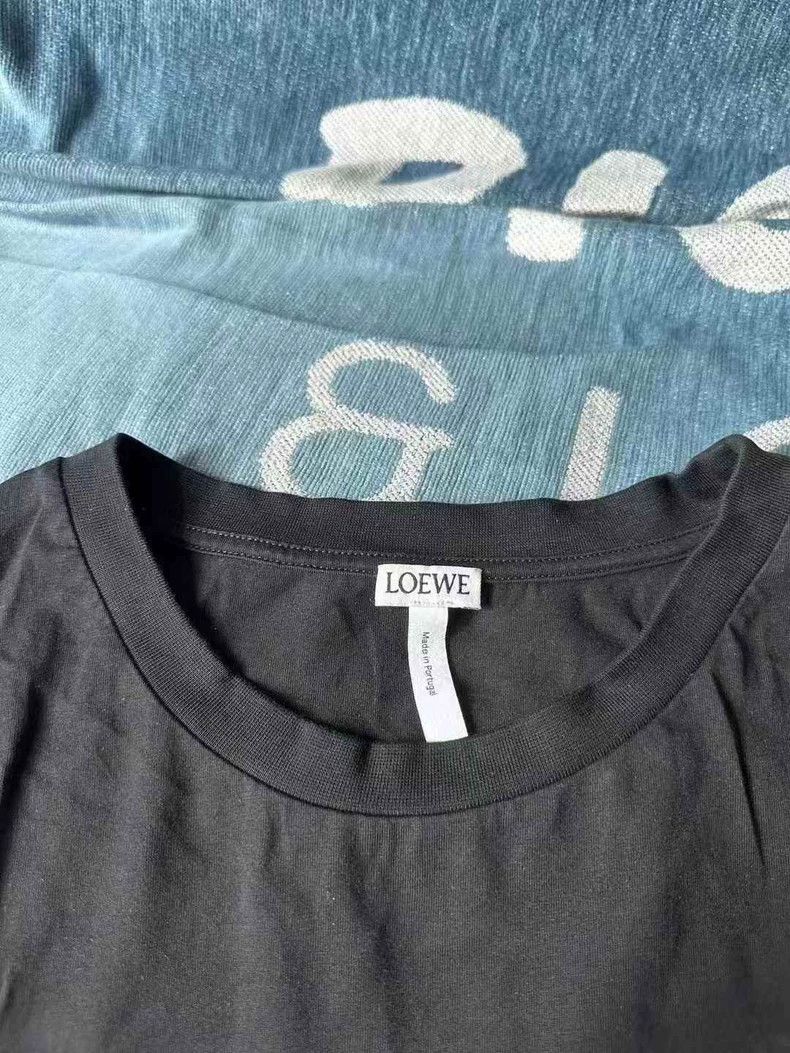 Loewe Loewe Black Logo Short Sleeve T-Shirt Size US XL / EU 56 / 4 - 2 Thumbnail