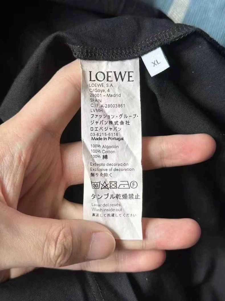 Loewe Loewe Black Logo Short Sleeve T-Shirt Size US XL / EU 56 / 4 - 3 Thumbnail