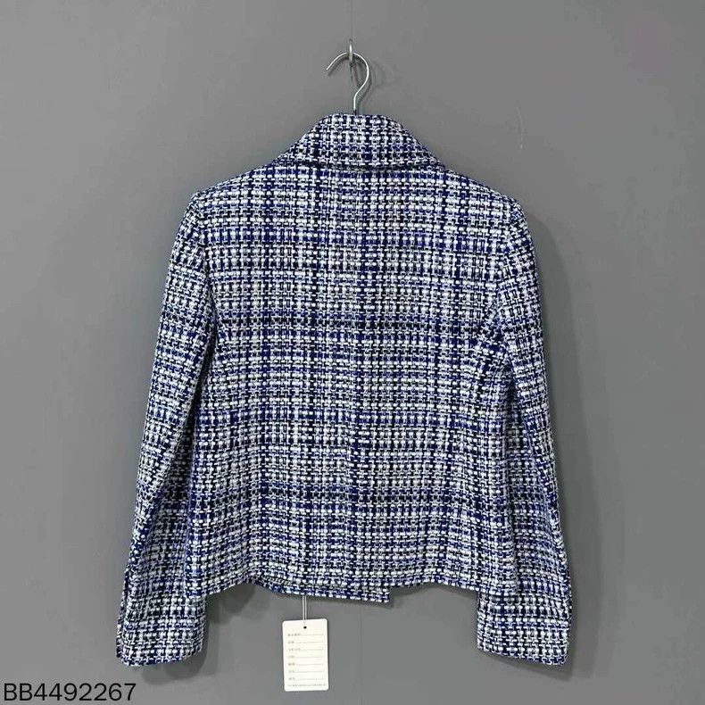 Chanel Blue and White Double-Breasted Chanel Jacket Size US XS / EU 42 / 0 - 3 Thumbnail